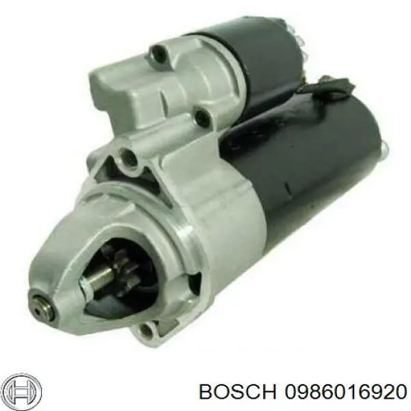 Стартер 0986016920 Bosch