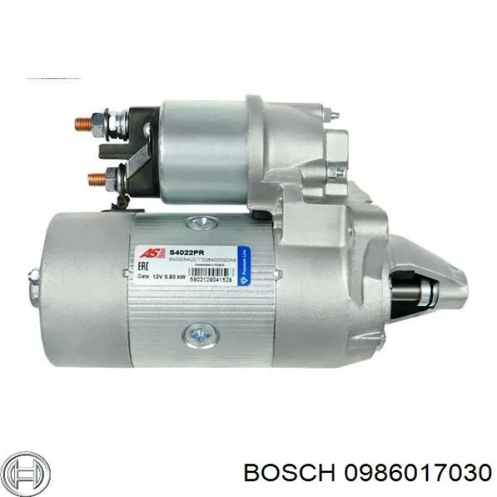 Стартер Bosch 0986017030 ціна, від 47.24 USD