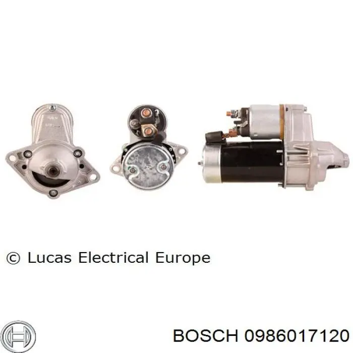 Купити 0986017120 Bosch Стартер