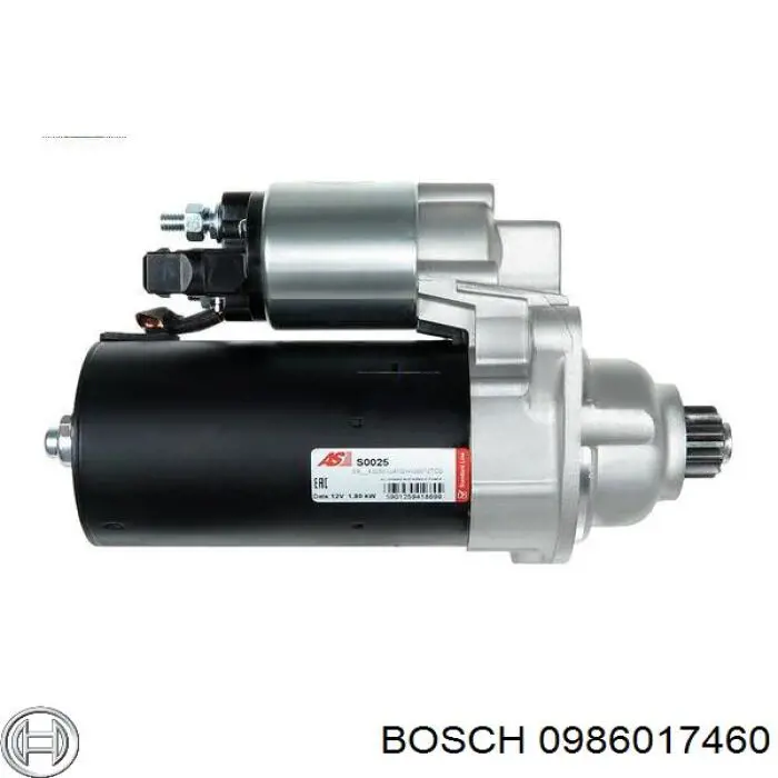 Стартер 0986017460 Bosch