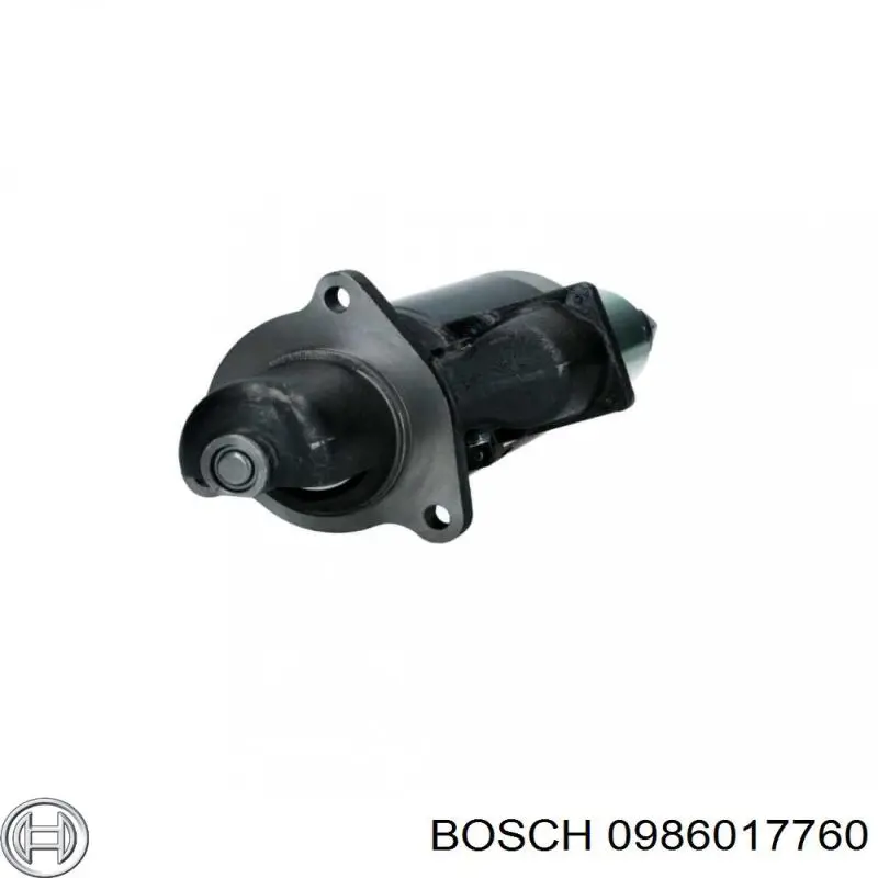 0986017760 Bosch Стартер двигуна