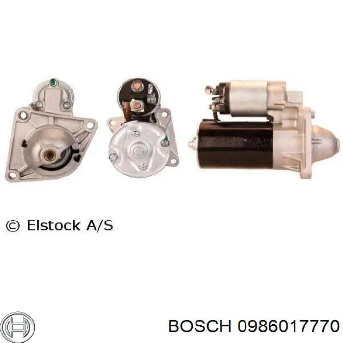 Стартер Bosch 0986017770 ціна, від 52.94 USD
