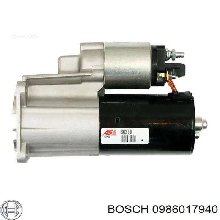 0986017940 Bosch стартер
