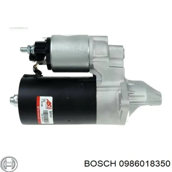 Стартер Bosch 0986018350 ціна, від 70.06 USD