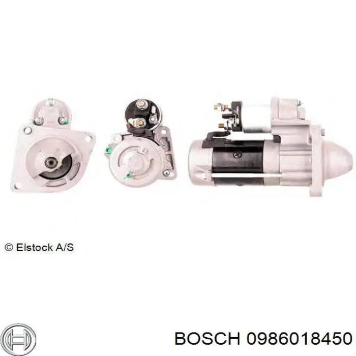 Стартер Bosch 0986018450 ціна, від 93.29 USD