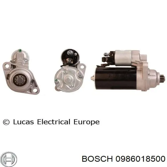 0986018500 Bosch Стартер двигуна