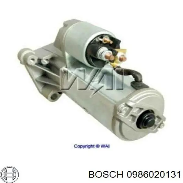 Стартер автомобільний Bosch 0986020131