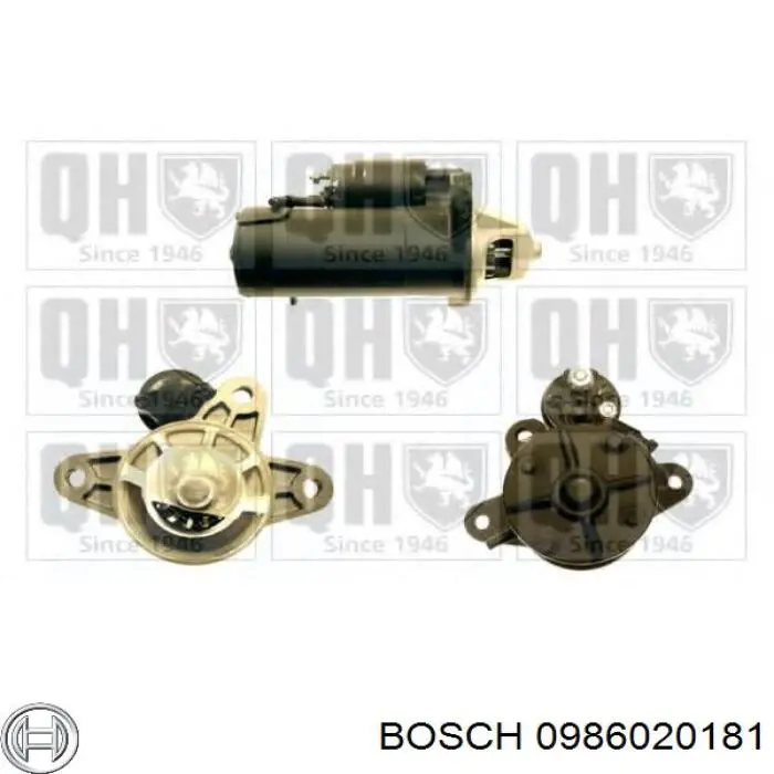 Купити 0986020181 Bosch Стартер