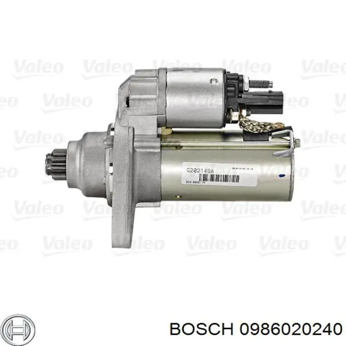 Стартер 0986020240 Bosch