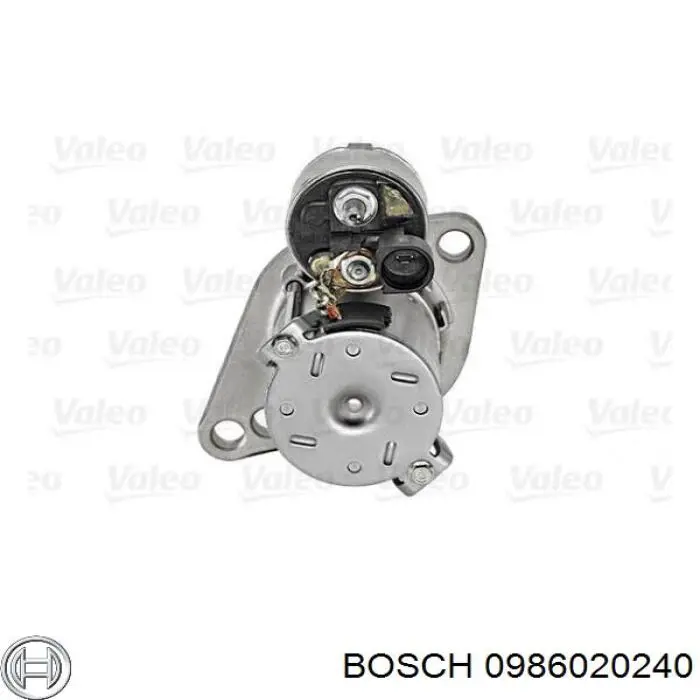 Стартер автомобільний Bosch 0986020240