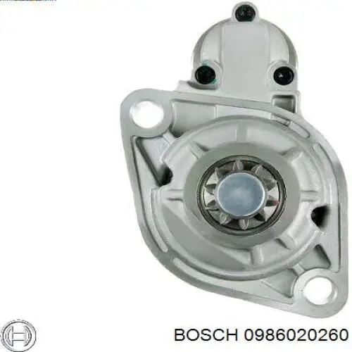 Стартер 0986020260 Bosch