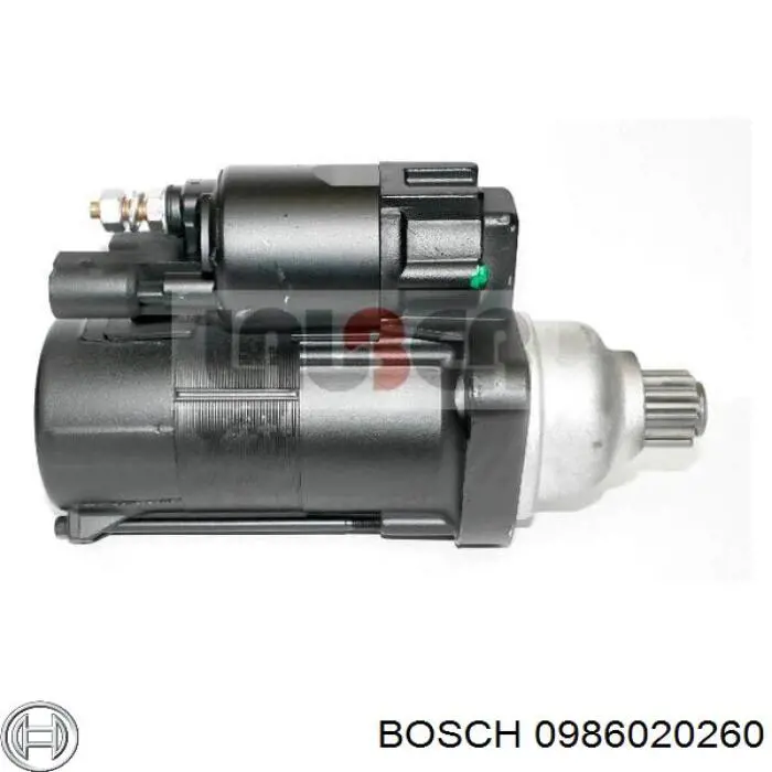 0986020260 Bosch Стартер двигуна