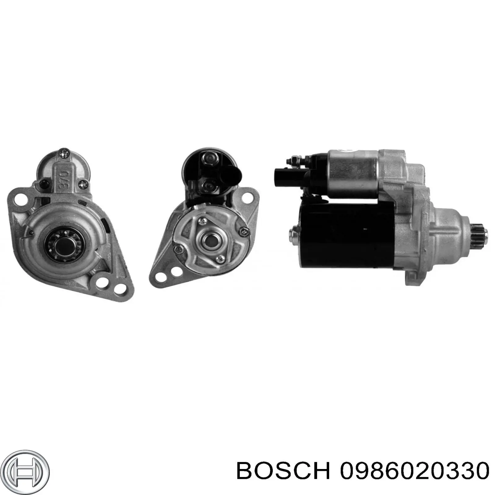 0986020330 Bosch Стартер (1,1 кВт, 12 В)