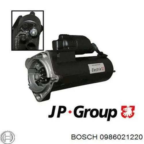 Стартер 0986021220 Bosch