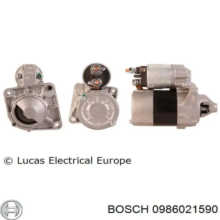 Стартер 0986021590 Bosch