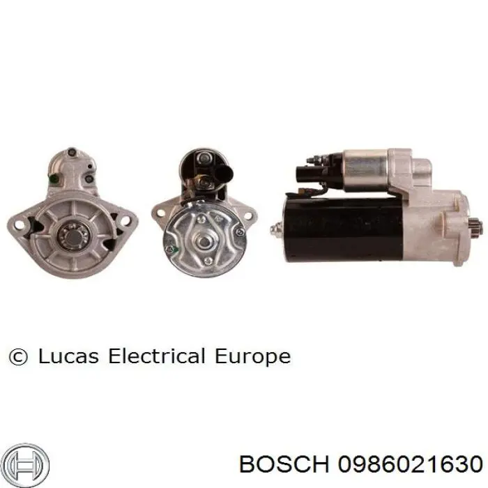 Стартер 0986021630 Bosch