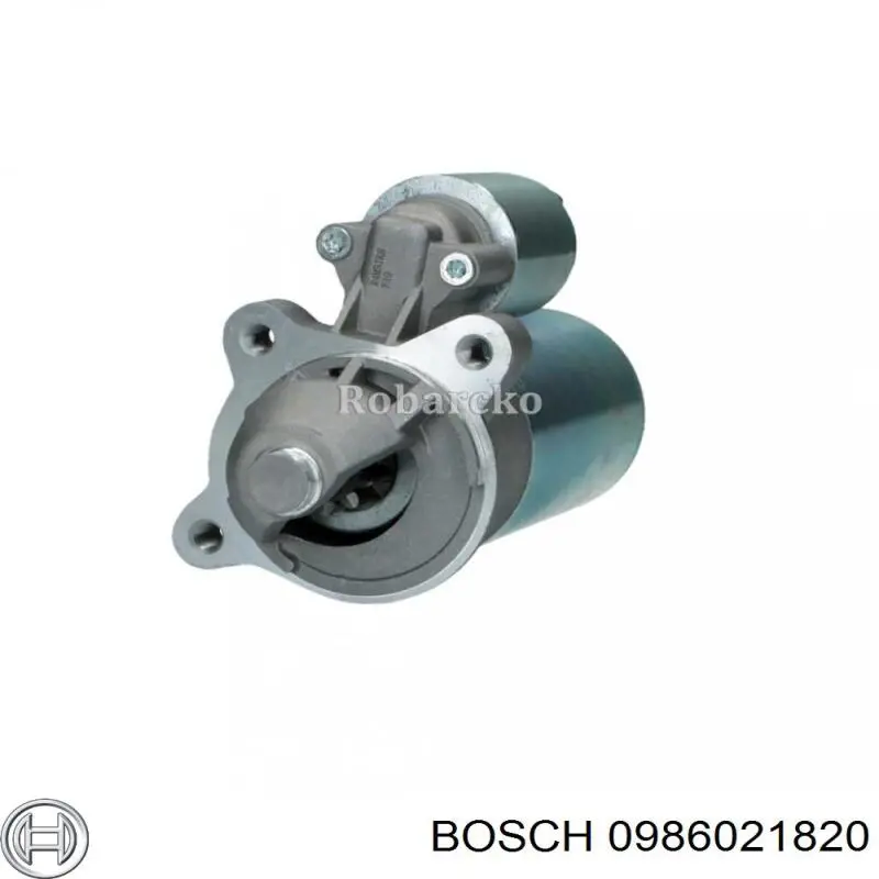 Стартер 0986021820 Bosch