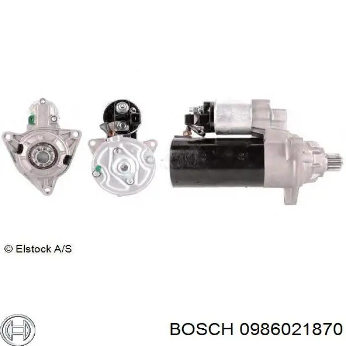 Стартер 0986021870 Bosch