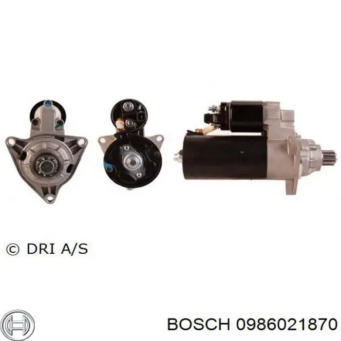 Купити 0986021870 Bosch Стартер