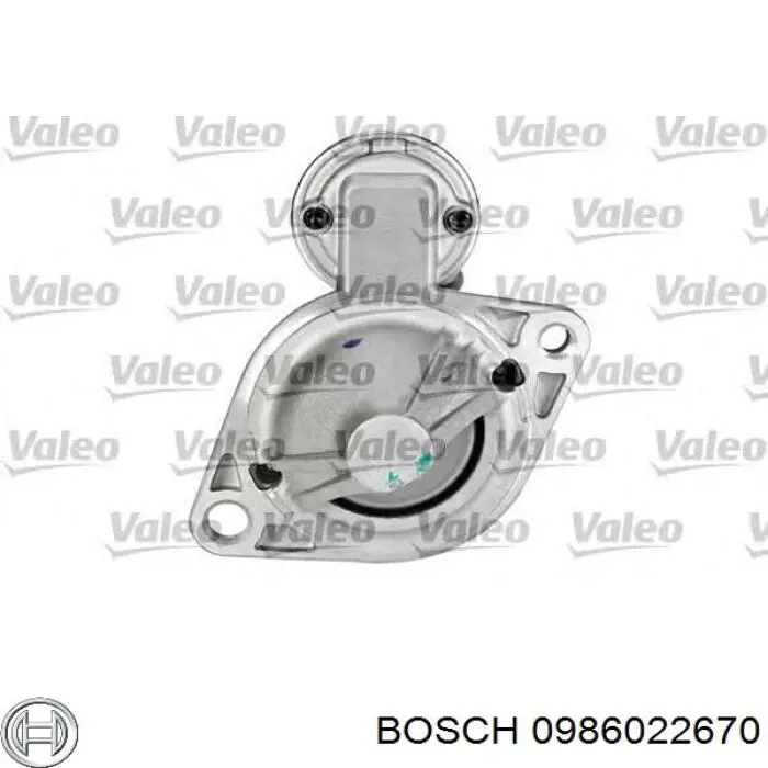 Купити 0986022670 Bosch Стартер
