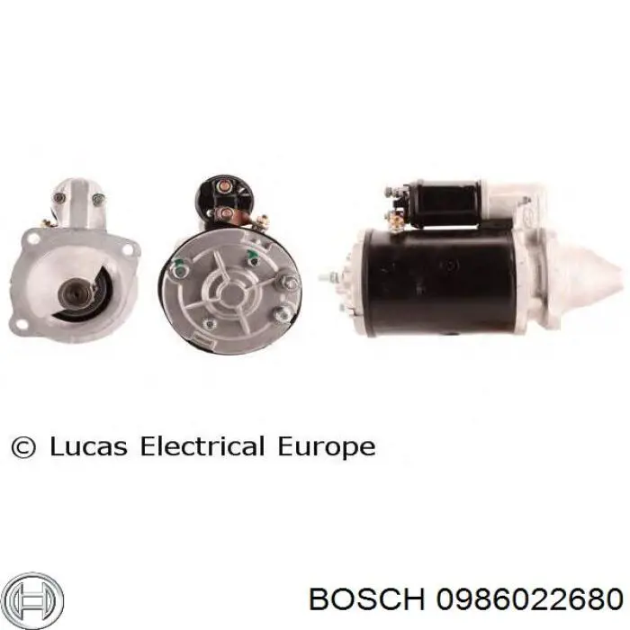0986022680 Bosch стартер