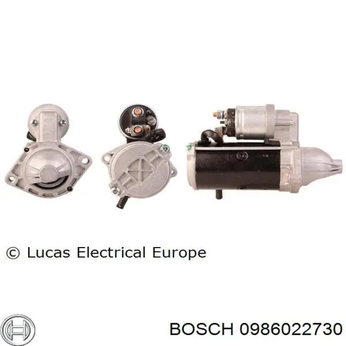 0986022730 Bosch Стартер двигуна