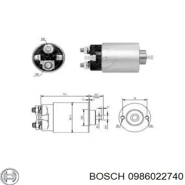 0986022740 Bosch стартер