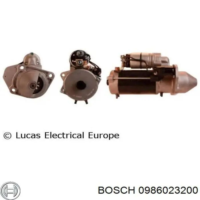 Купити 0986023200 Bosch Стартер