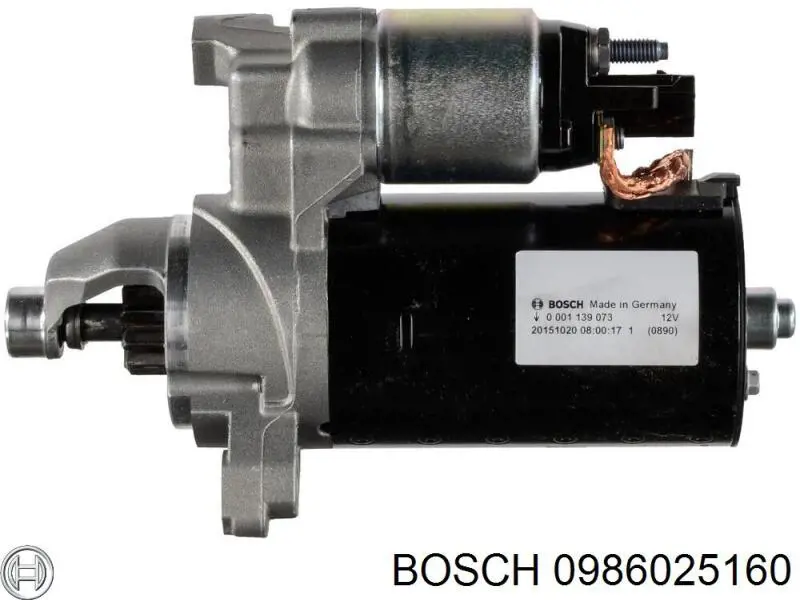 0986025160 Bosch стартер