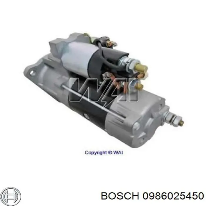 Стартер Bosch 0986025450 ціна, від 262.07 USD