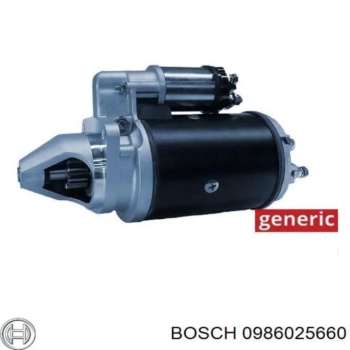 0986025660 Bosch стартер