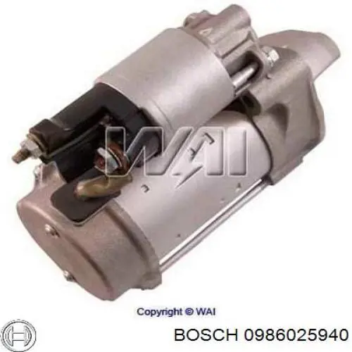0986025940 Bosch Стартер двигуна