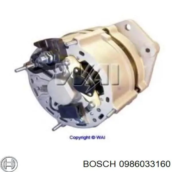 Генератор Bosch 0986033160 ціна, від 145.10 USD