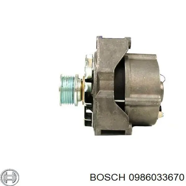 0986033670 Bosch генератор