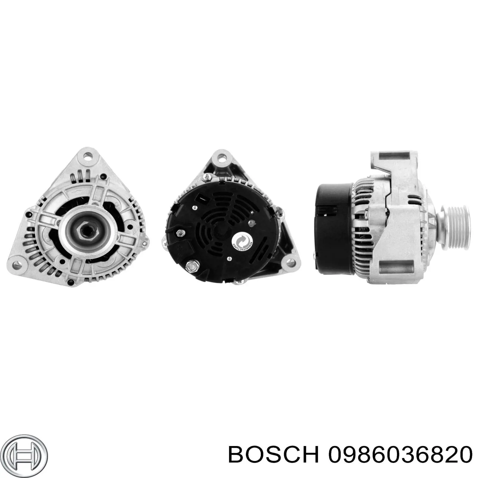 0986036820 Bosch Авто генератор