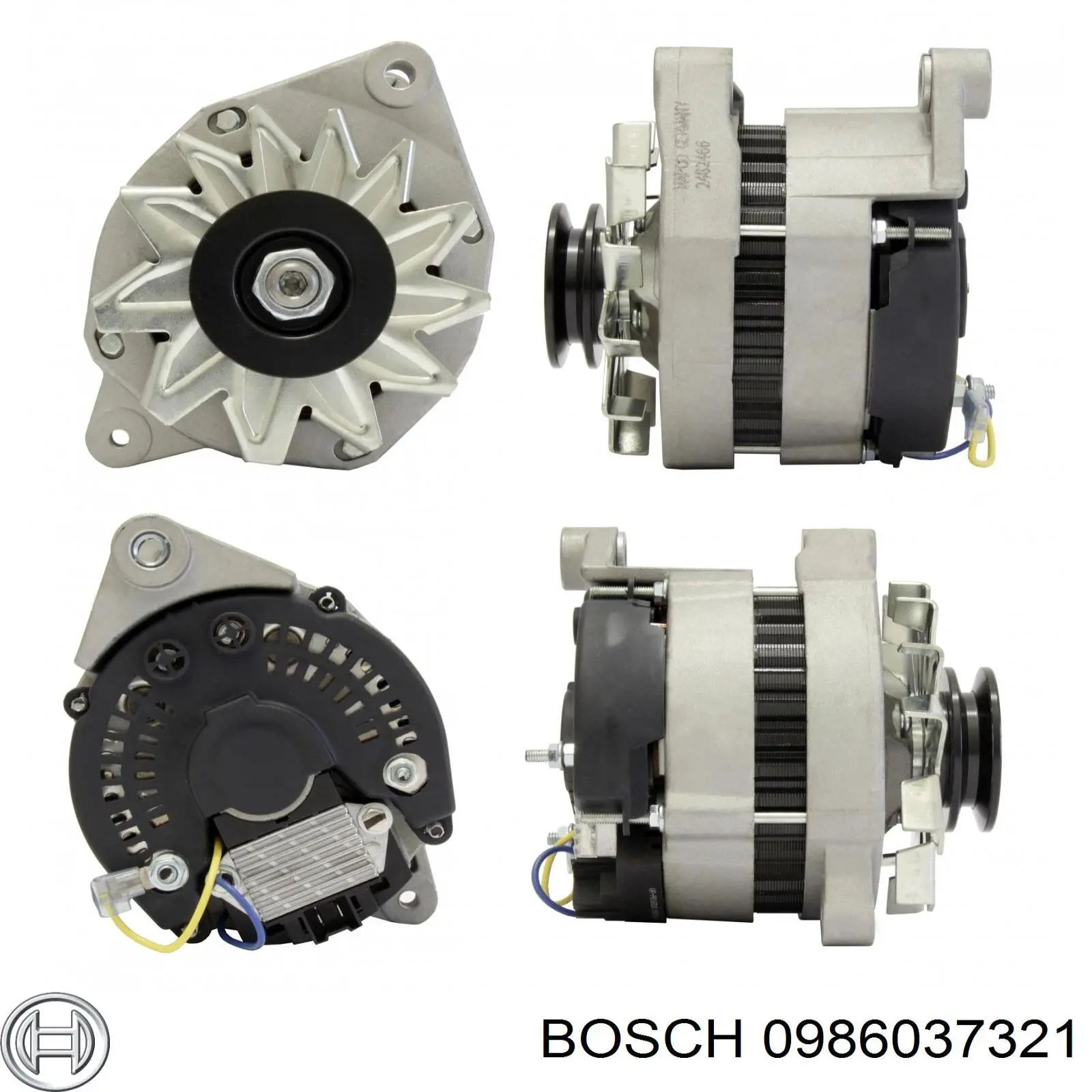 Генератор Bosch 0986037321 ціна, від 103.05 USD