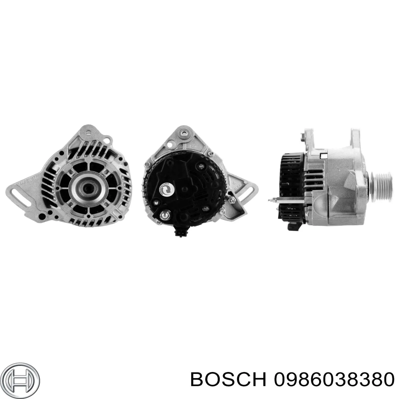 0986038380 Bosch генератор