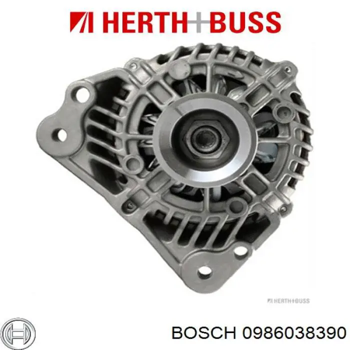 Генератор автомобільний Bosch 0986038390