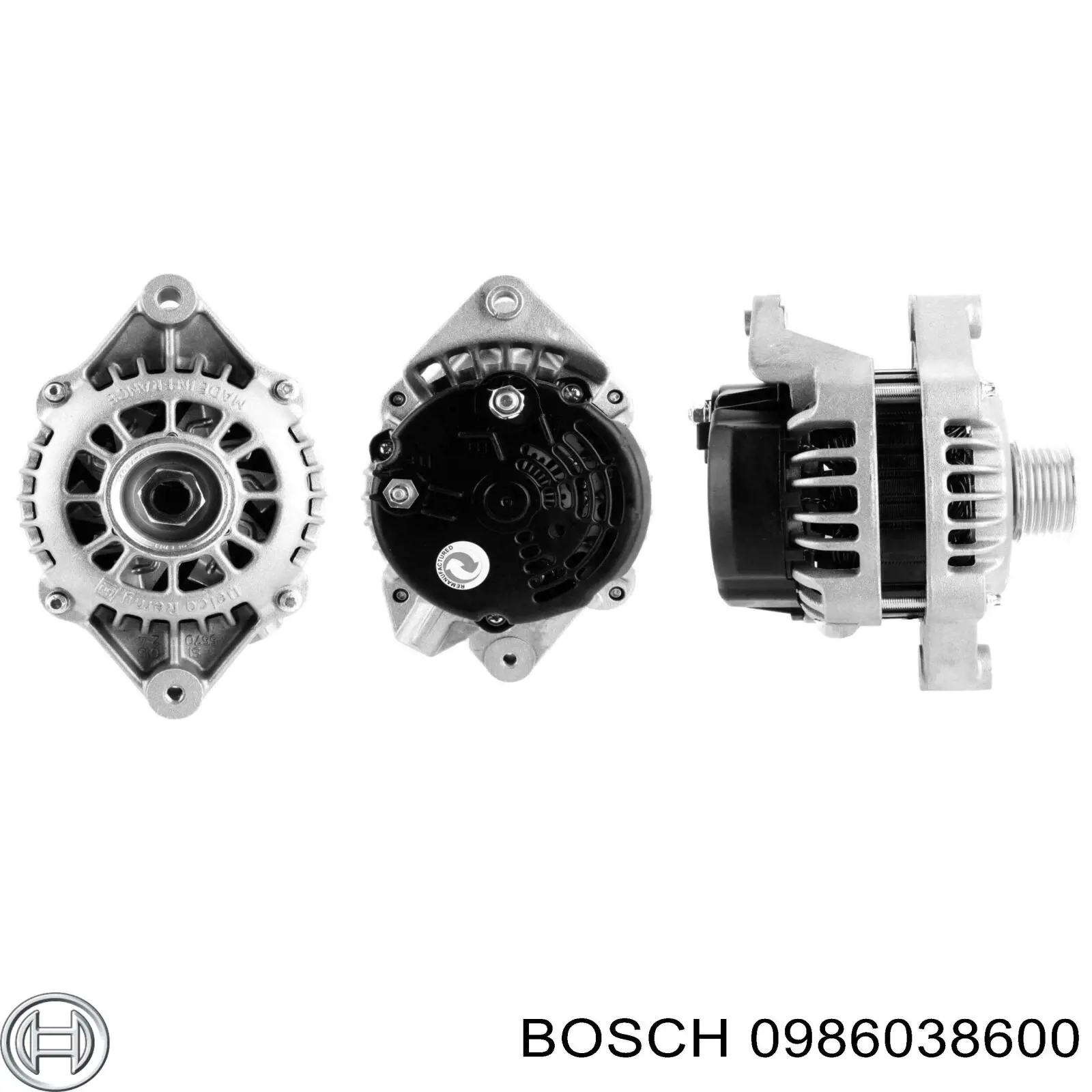 Купити 0986038600 Bosch Генератор