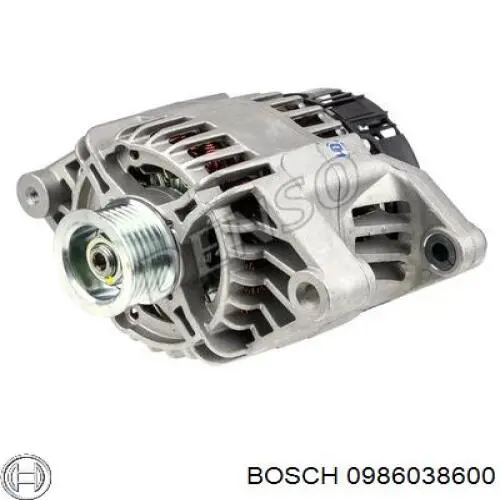 Генератор Bosch 0986038600 ціна, від 56.24 USD