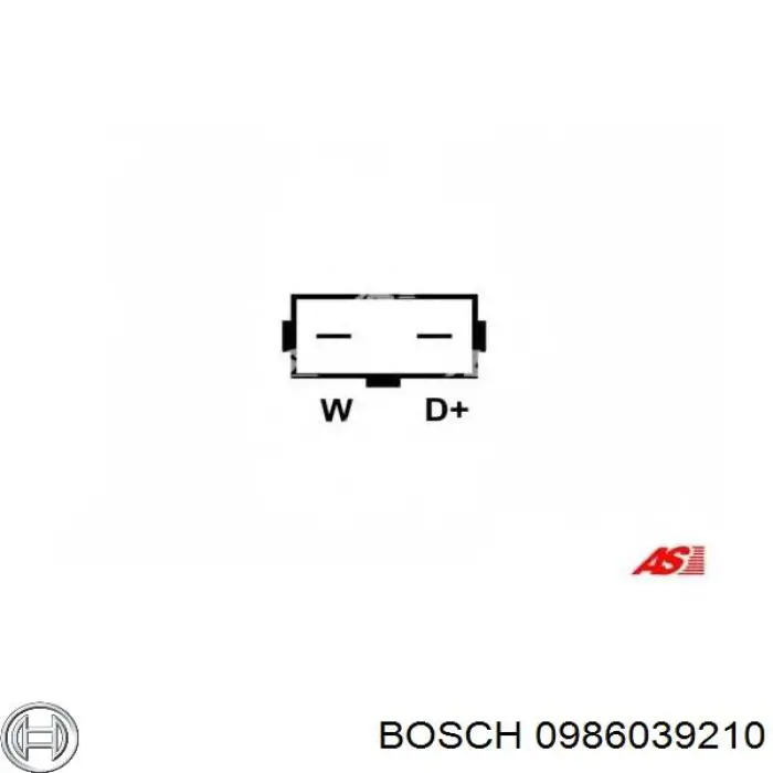 0986039210 Bosch генератор