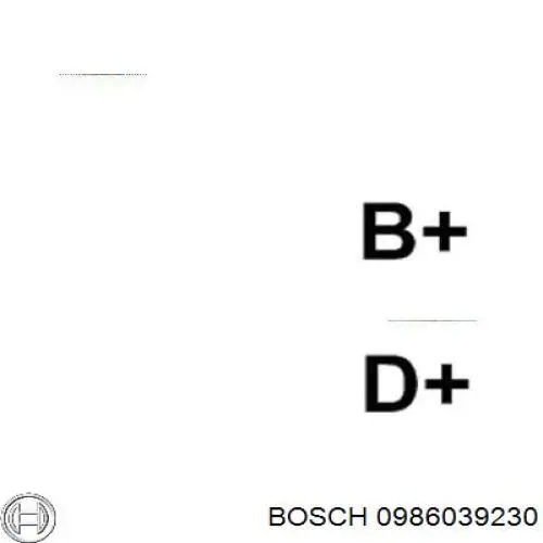 Купити 0986039230 Bosch Генератор
