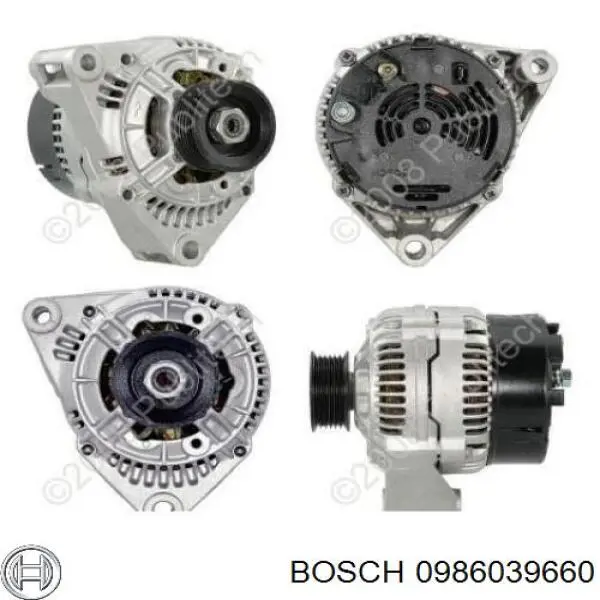 0986039660 Bosch Авто генератор
