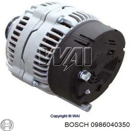 Генератор Bosch 0986040350 ціна, від 57.06 USD