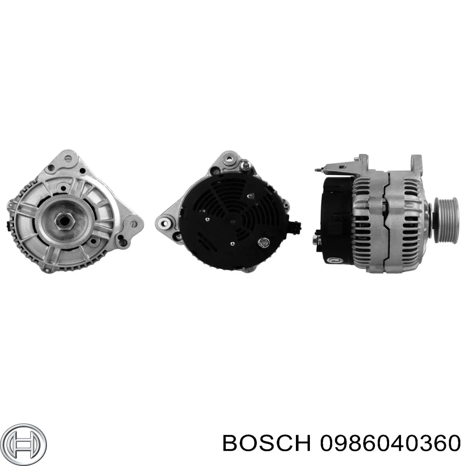 0986040360 Bosch Авто генератор