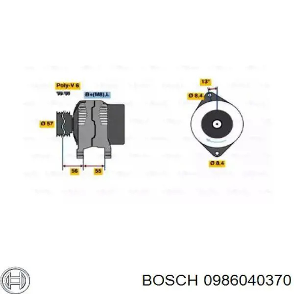 Генератор Casco CAL10223AS ціна, від 110.37 USD