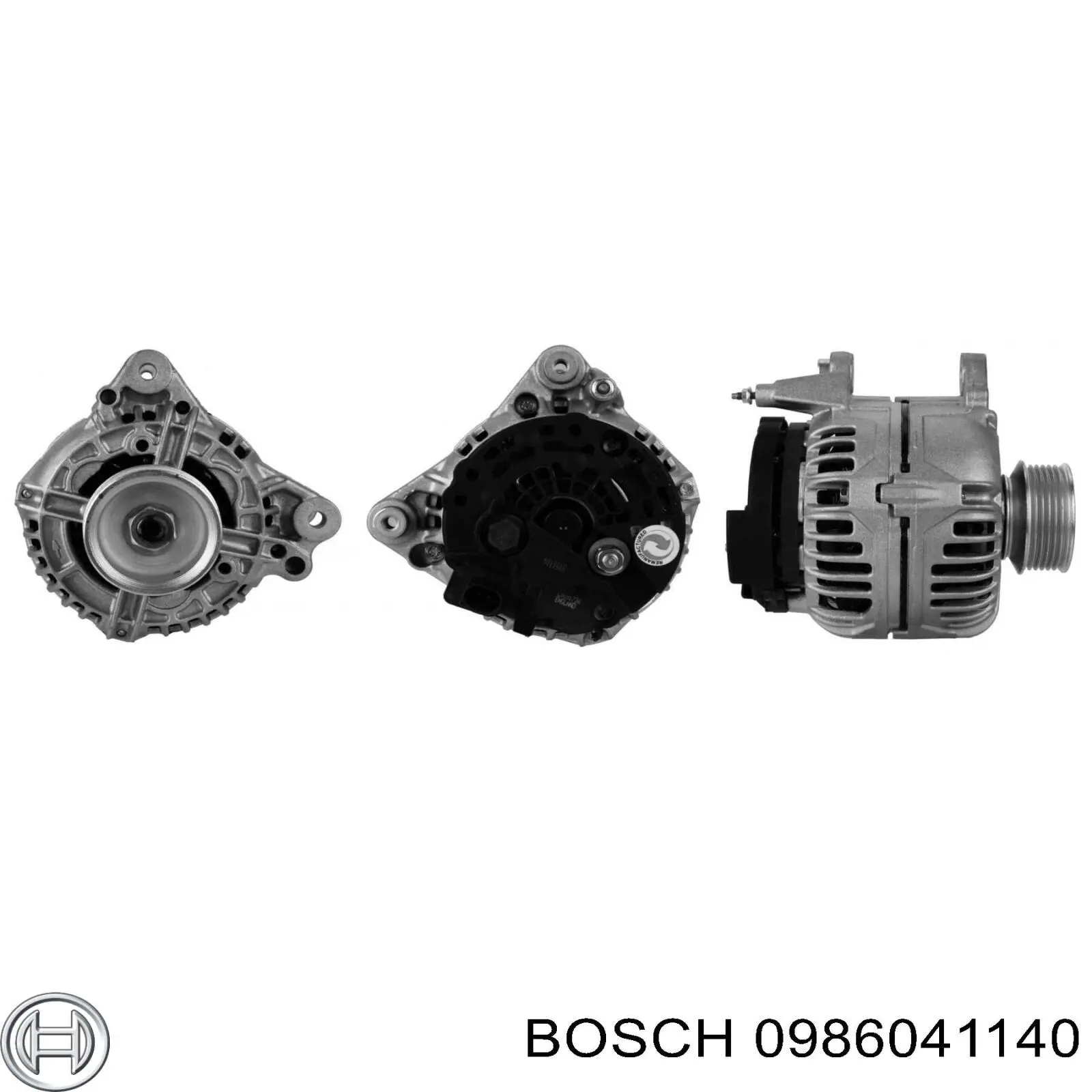 Генератор Bosch 0986041140 ціна, від 151.85 USD