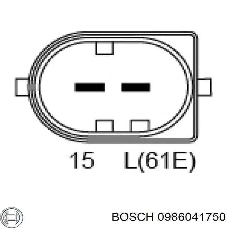 0986041750 Bosch Авто генератор