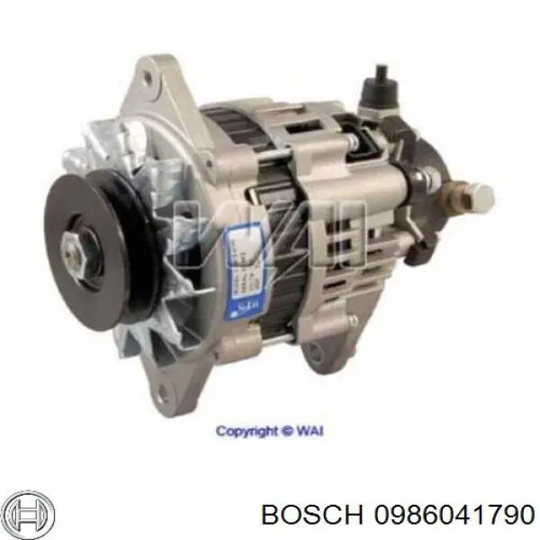 Генератор Bosch 0986041790 ціна, від 147.77 USD