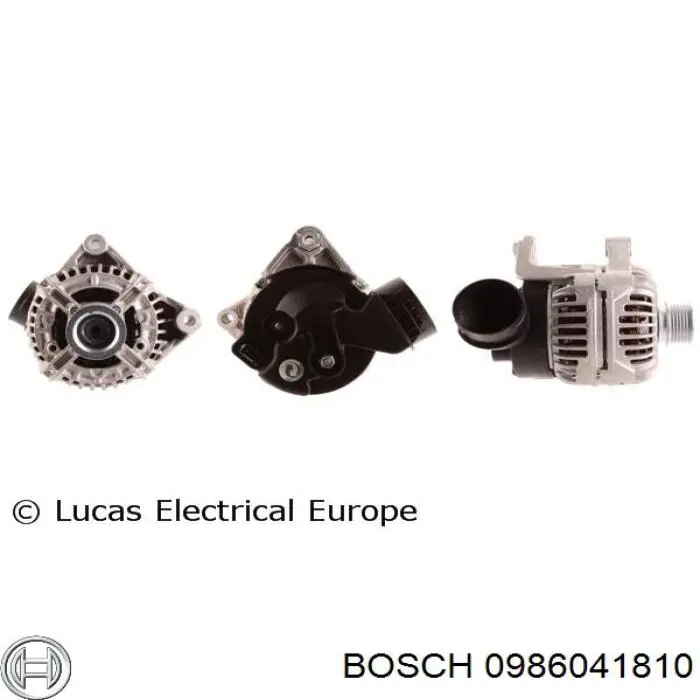Генератор Bosch 0986041810 ціна, від 178.94 USD